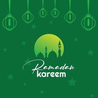 ramadan kareem wenskaart. vector