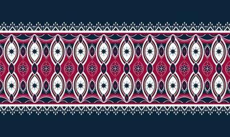 abstract etnisch ikat-chevronpatroon vector