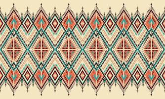 abstracte etnische ikat chevron patroon achtergrond. ,tapijt,behang,kleding,inwikkeling,batik,stof,borduurstijl. vector