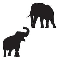 olifant silhouet kunst vector