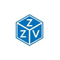 Zv brief logo ontwerp op witte achtergrond. zzv creatieve initialen brief logo concept. zzv brief ontwerp. vector