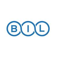 bil brief logo ontwerp op witte achtergrond. bil creatieve initialen brief logo concept. bil brief ontwerp. vector