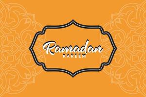 ramadan kareem vectorillustratie voor banner social media post vector