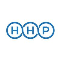 hhp brief logo ontwerp op witte achtergrond. hhp creatieve initialen brief logo concept. hhp brief ontwerp. vector