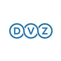 dvz brief logo ontwerp op zwarte background.dvz creatieve initialen brief logo concept.dvz vector brief ontwerp.