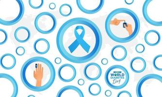 wereld diabetes dag. vector