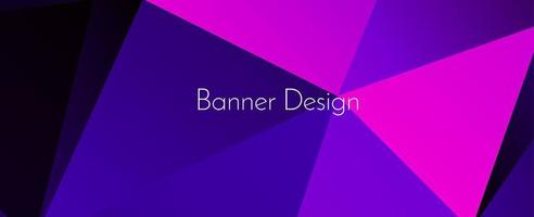 moderne stijlvolle abstracte geometrische elegante banner patroon achtergrond vector