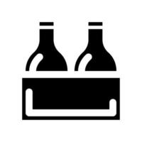 bierfles pictogram vector