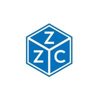 ZZ brief logo ontwerp op witte achtergrond. zzc creatieve initialen brief logo concept. zzc brief ontwerp. vector