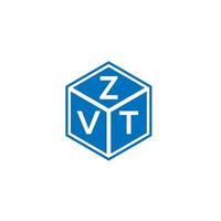 zvt brief logo ontwerp op witte achtergrond. zvt creatieve initialen brief logo concept. zvt brief ontwerp. vector