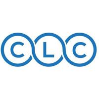 CL brief logo ontwerp op witte achtergrond. clc creatieve initialen brief logo concept. clc brief ontwerp. vector