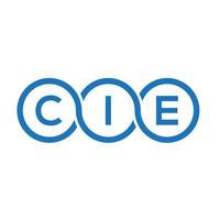 cie brief logo ontwerp op witte achtergrond. cie creatieve initialen brief logo concept. cie brief ontwerp. vector