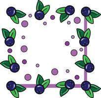 achtergrond van bosbes vector