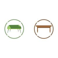 tafel vector logo pictogram object achtergrond afbeelding