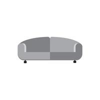 sofa vector logo pictogram afbeelding achtergrond