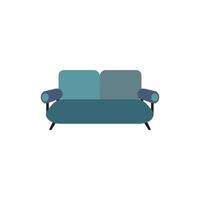 sofa vector logo pictogram afbeelding achtergrond