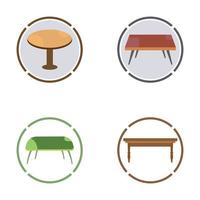 tafel vector logo pictogram object achtergrond afbeelding