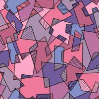 naadloze abstracte etnische patroon. geometrische achtergrond met rechthoeken vector