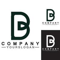 letter b logo vector, letter b bedrijfslogo, modern uniek creatief b logo-ontwerp, minimaal b aanvankelijk gebaseerd vectorpictogram. vector