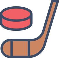 hockey vectorillustratie op een background.premium kwaliteit symbolen.vector iconen voor concept en grafisch ontwerp. vector