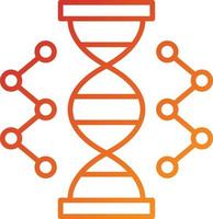 dna-pictogramstijl vector