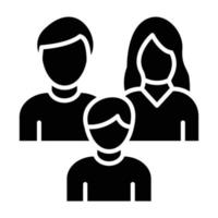 familie pictogramstijl vector