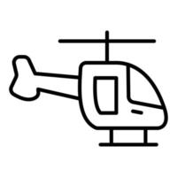 helikopter pictogramstijl vector