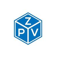 zpv brief logo ontwerp op witte achtergrond. zpv creatieve initialen brief logo concept. zpv brief ontwerp. vector