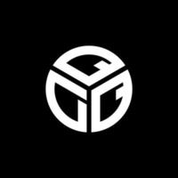 qdq brief logo ontwerp op zwarte achtergrond. qdq creatieve initialen brief logo concept. qdq brief ontwerp. vector