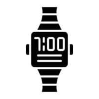 smartwatch-pictogramstijl vector