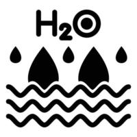 h2o-pictogramstijl vector