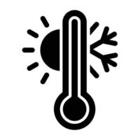 thermometer pictogramstijl vector