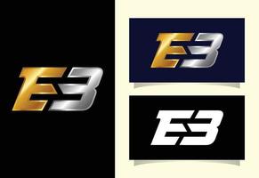 beginletter eb logo ontwerp vector. grafisch alfabetsymbool voor bedrijfsidentiteit vector