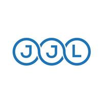 jjl brief logo ontwerp op witte achtergrond. jjl creatieve initialen brief logo concept. jjl brief ontwerp. vector