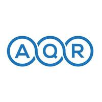 aqr brief logo ontwerp op witte achtergrond. aqr creatieve initialen brief logo concept. aqr brief ontwerp. vector