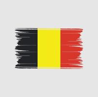 belgische vlag penseelstreken. nationale vlag vector