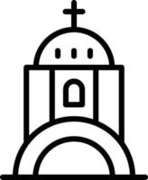 kerk vectorillustratie op een background.premium kwaliteit symbolen.vector pictogrammen voor concept en grafisch ontwerp. vector