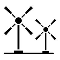 windmolen glyph icoon vector