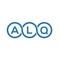 alq brief logo ontwerp op witte achtergrond. alq creatieve initialen brief logo concept. alq brief ontwerp. vector