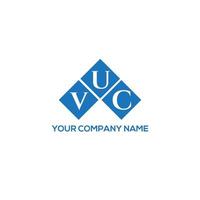 vuc brief logo ontwerp op witte achtergrond. vuc creatieve initialen brief logo concept. vuc brief ontwerp. vector