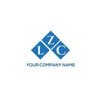 . lzc creatieve initialen brief logo concept. lzc brief design.lzc brief logo ontwerp op witte achtergrond. lzc creatieve initialen brief logo concept. lzc brief ontwerp. vector