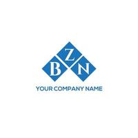 bzn brief logo ontwerp op witte achtergrond. bzn creatieve initialen brief logo concept. bzn brief ontwerp. vector