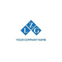 LZG brief logo ontwerp op witte achtergrond. lzg creatieve initialen brief logo concept. lzg brief ontwerp. vector