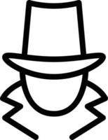 detective vectorillustratie op een background.premium kwaliteit symbolen.vector pictogrammen voor concept en grafisch ontwerp. vector