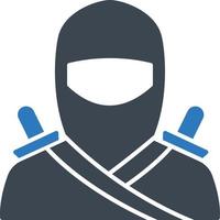 ninja vectorillustratie op een background.premium kwaliteit symbolen.vector pictogrammen voor concept en grafisch ontwerp. vector