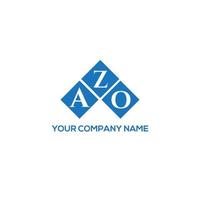 zao brief logo ontwerp op witte achtergrond. zao creatieve initialen brief logo concept. zao brief ontwerp. vector