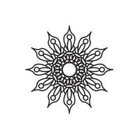 mandala logo ontwerp vectorillustratie vector