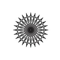 mandala logo ontwerp vectorillustratie vector