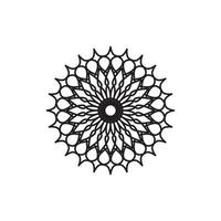 mandala logo ontwerp vectorillustratie vector