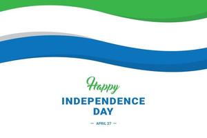 Sierra Leone Onafhankelijkheidsdag vector